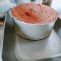 つっちーという人's cooksnap of when they made 生チョコムースストロベリーケーキ.