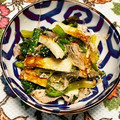 にきけん's cooksnap of when they made いつかあなたと 法蓮草と蒲鉾のお浸し+α.