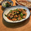 akiemon86's cooksnap of when they made 鶏皮と長ネギの甘辛 焼き鳥風.