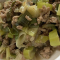 MULA's cooksnap of when they made １０分で挽肉と長ネギのさっぱり煮.