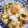 rufum's cooksnap of when they made BER！ベーコンエッグライス.