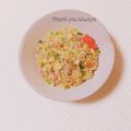 まあまま☆0403's cooksnap of when they made 昔懐かしいネギとじゃこの焼き飯.