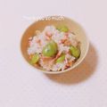 まあまま☆0403's cooksnap of when they made そら豆と桜海老の春色ごはん.