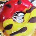 ☆結★'s cooksnap of when they made 節分 鬼ドーナツ.