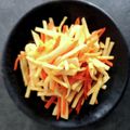 ひさかた's cooksnap of when they made 根セロリ!?de洋風きんぴら.