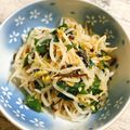yukarin222's cooksnap of when they made もやしとわかめの柚子胡椒香る塩昆布ナムル.