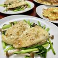 Superlittleboo's cooksnap of when they made 鯛のソテー　柚子胡椒マヨソースがけ.