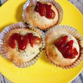 yukarin222's cooksnap of when they made HM☆アメリカンドッグ風カップケーキ.