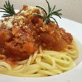 horseland's cooksnap of when they made ロッシ家のラグーソース ミートソース.