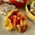 yu🐓's cooksnap of when they made 簡単お弁当！卵・カニかま・粉チーズ炒め.