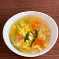 成松家's cooksnap of when they made 栄養満点！卵とトマトと白菜のスープ.