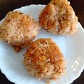 松ぼっくり。's cooksnap of when they made ☆出汁炊き焼きおにぎり☆.