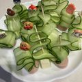 もょん's cooksnap of when they made ☆スライスきゅうりのクリスマスツリー☆.