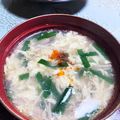 saarry♡'s cooksnap of when they made しいたけのニラと卵のほっと中華風スープ♪.