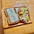 komutatata's cooksnap of when they made サク！カレーマヨのゆで卵トースト.