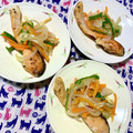 ふたごゆき's cooksnap of when they made じんわり美味しい♡鮭の南蛮漬け.