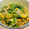 だぁしま's cooksnap of when they made 簡単♪シャキ②♫もやしとレタスの卵炒め☆.