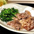 お料理ニャロメ's cooksnap of when they made わさびでお肉✨.