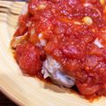 ちーすけFC's cooksnap of when they made ガーリックトマトソース！チキンステーキ.