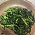 マサパンダ＠育児中's cooksnap of when they made 春菊のにんにく炒め.