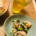 チロル✩'s cooksnap of when they made わけぎと鶏肉(豚肉)のスピード炒め.
