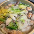 ポロポリん's cooksnap of when they made 塩ちゃんこ★塩もつ鍋★鶏塩だしの鍋スープ.