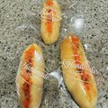 635Rumiko's cooksnap of when they made 明太フランスパン(ミニバケット4本分).