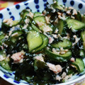 くまヴィッツ's cooksnap of when they made 簡単！ツナときゅうりとわかめのサラダ.