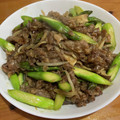 chaiko５'s cooksnap of when they made 牛肉とアスパラガスのオイスターソース炒め.