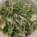 smilemama7's cooksnap of when they made ♪水菜とちくわの明太マヨ味サラダ♪.