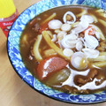 みなあゆママ's cooksnap of when they made カレーの残りで旨旨♪＊和風カレーうどん＊.