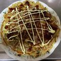 ♡MAKIちゃん♡'s cooksnap of when they made おからパウダーともやしのお好み焼き風.