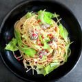 ひさかた's cooksnap of when they made シンプル牡蠣のパスタ.