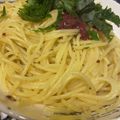 あーちぃ（＾ω＾）'s cooksnap of when they made 簡単ヘルシー！さっぱり梅ささみパスタ.