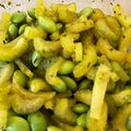 maye's cooksnap of when they made セロリと枝豆のスパイシーサラダ.