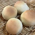 papikun's cooksnap of when they made 電子レンジ発酵20秒♪「基本の丸パン」.