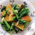 umi☆neco's cooksnap of when they made 春＊菜の花と海老のﾆﾝﾆｸゆず胡椒炒め.