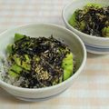 umemodoki's cooksnap of when they made 胡麻好きの♪アボカドしらす丼.