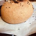ぽとふふふ's cooksnap of when they made 手捏ねでも簡単、全粒粉100％のパン.