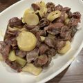 ゆゆよん's cooksnap of when they made 砂肝とエリンギのピリ辛炒め.
