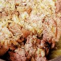 ロンパフママ's cooksnap of when they made せいろ蒸し10分☆鶏もも肉のねぎ塩だれ.