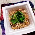 めぐ＊ぴぃ's cooksnap of when they made ◎えごま油とごま入り◎えごまごま納豆ご飯.