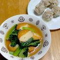 ルぴあ's cooksnap of when they made 小松菜とすり身天ぷらの煮浸し.