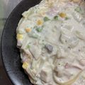 ぐりtoぐら's cooksnap of when they made ワンポット牛乳パスタ.