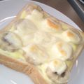 kitchon's cooksnap of when they made トロトロ♬カスタードチーズトースト☆彡.