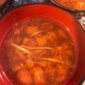 みや☆じゅん's cooksnap of when they made 完熟トマトde作る☘️トマト味噌スープ.