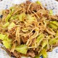 ミアンミアン's cooksnap of when they made 豚こまもやし・キャベツのカレー炒め.