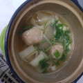 森くまママ's cooksnap of when they made 白だしで簡単美味しい✿いわしのつみれ汁✿.