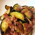 にゃんまり's cooksnap of when they made 簡単♫なすとベーコンの炒めもの.