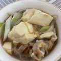 クックC1ZBWP☆'s cooksnap of when they made 包丁いらず☆10分でパパッと肉豆腐.